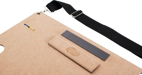 Планшет с магнитным зажимом А3 и ремнем  ROSA 40х47 см