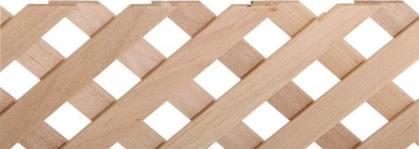 Решетка декоративная T.Marco квадрат диагональ 1200x620 мм ольха