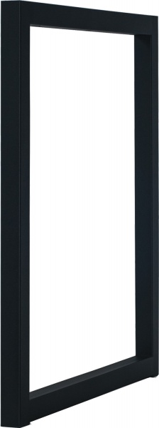 Ножка для письменного стола Прямоуголь 650x750 черный 