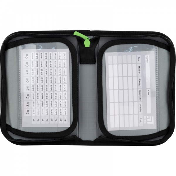 Пенал школьный Drive K22-622-14 KITE черный с рисунком