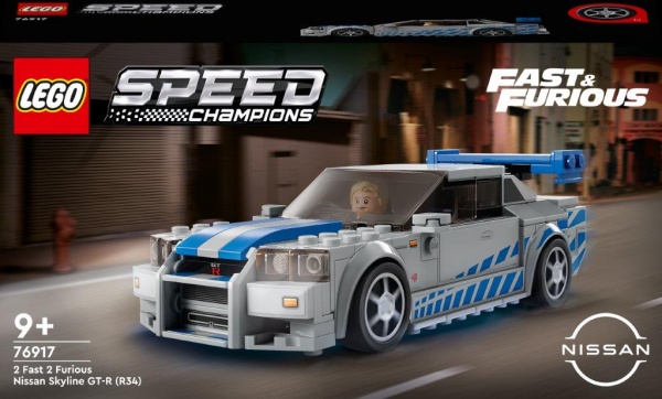 Конструктор LEGO Speed Champions Двойной форсаж: Nissan Skyline GT-R (R34) 76917
