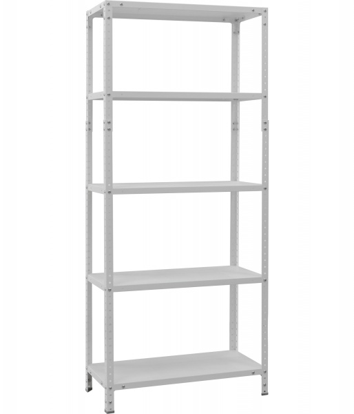 Стеллаж металлический УХЛ-Маш white 1715x750x300 мм металл полка 5 шт. краска 