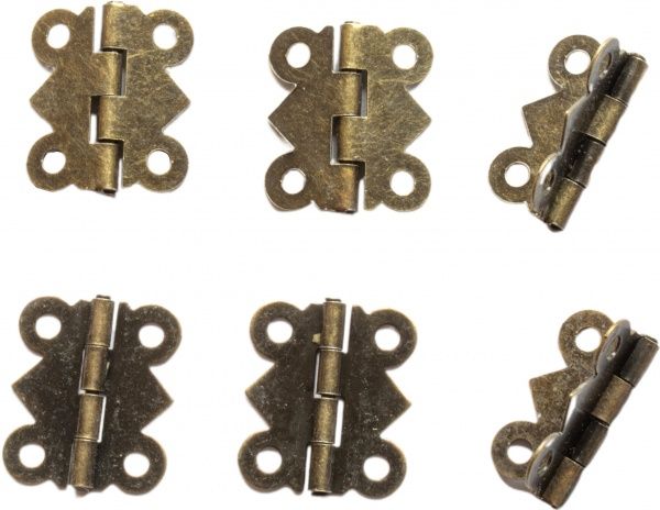 Петля темная 20х17 мм 6 шт. 