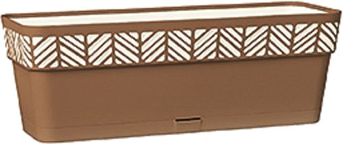 Ящик балконный Stefanplast Opera Orfeo прямоугольный 9,5л (94951) терракотовый 