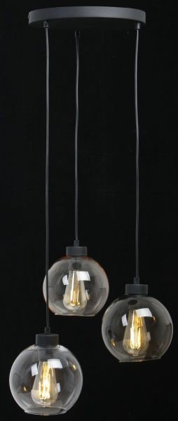 Підвіс TK Lighting Cubus 3x60 Вт E27 чорний 2831 