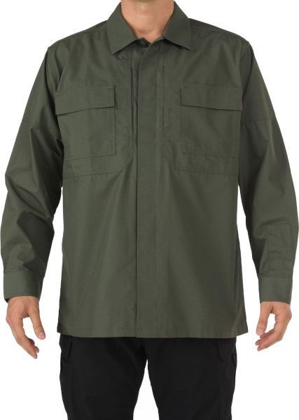 Рубашка 5.11 Tactical Taclite Pro Long Sleeve Shirt р. S TDU green 72175