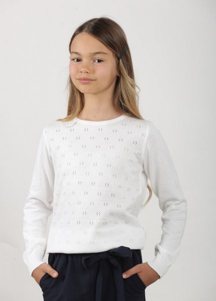 Джемпер для девочки Top Hat р.128 белый 20042 