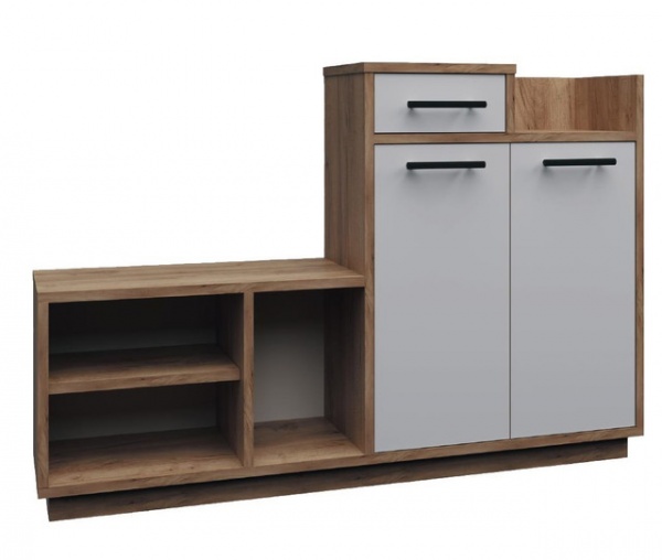 Тумба для взуття Visent Моллі 1200x280x800 мм дуб крафт золотий 