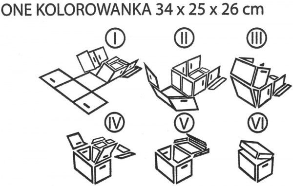Ящик для зберігання Global-Pak One білий 260x340x250 мм