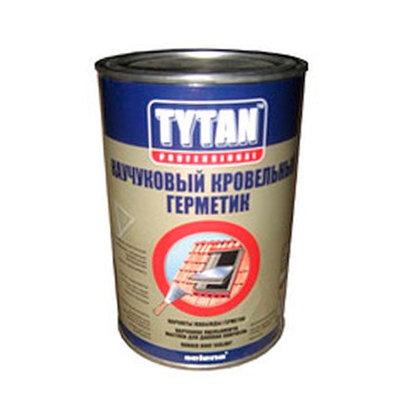 Герметик Tytan покрівельний каучуковий 1 кг чорний