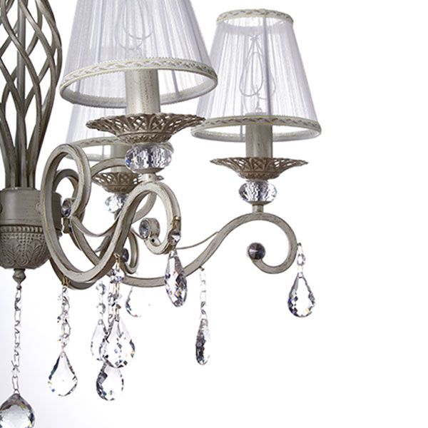 Люстра Altalusse INL-6121P-06 светлый крем/белый