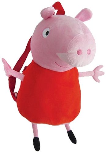 Мягкая игрушка Peppa Pig Рюкзак детский 28 см 25103
