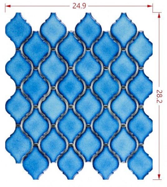 Плитка Intermatex TANIT BLUE 28,2x24,9 см 