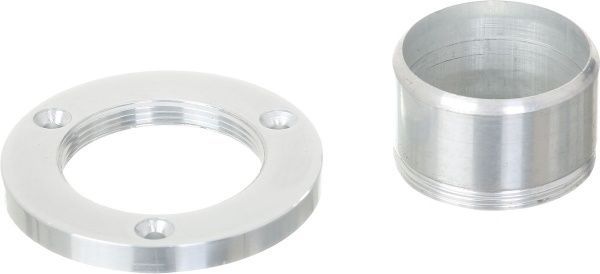 Фланец Aluminica на стойку с внешним креплением серебро