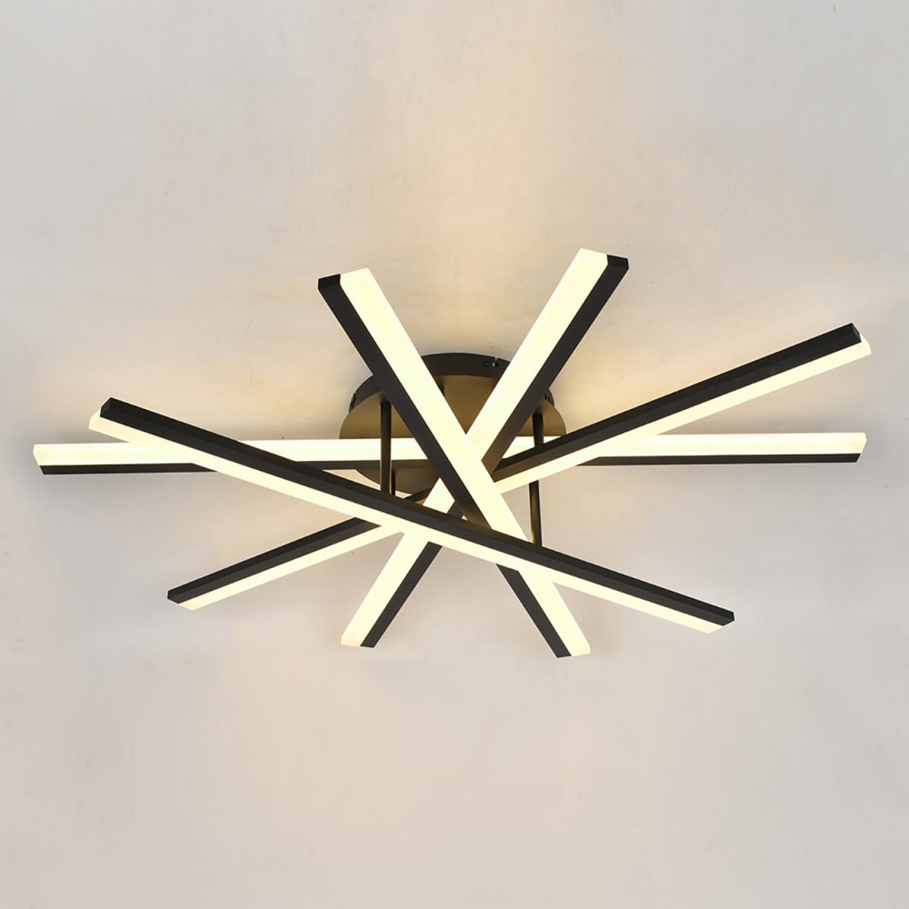 Люстра потолочная Hopfen MAGI-5 BK 5x110 Вт LED-модуль черный