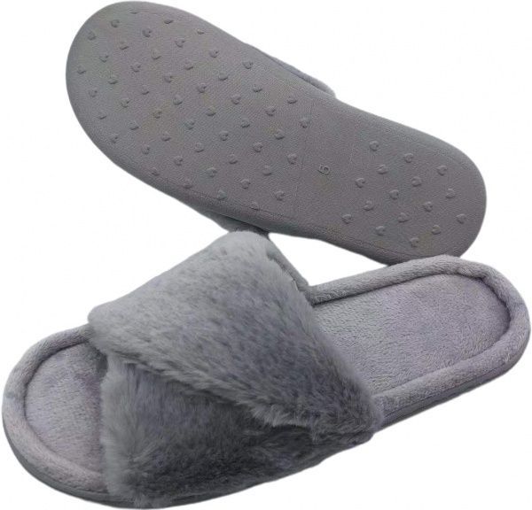 Капці домашні La Nuit Конті р. 36-37 сірий 