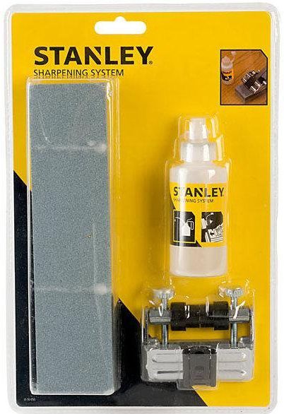 Брусок шлифовальный с зажимом Stanley для заточки стамесок и ножей рубанков 0-16-050