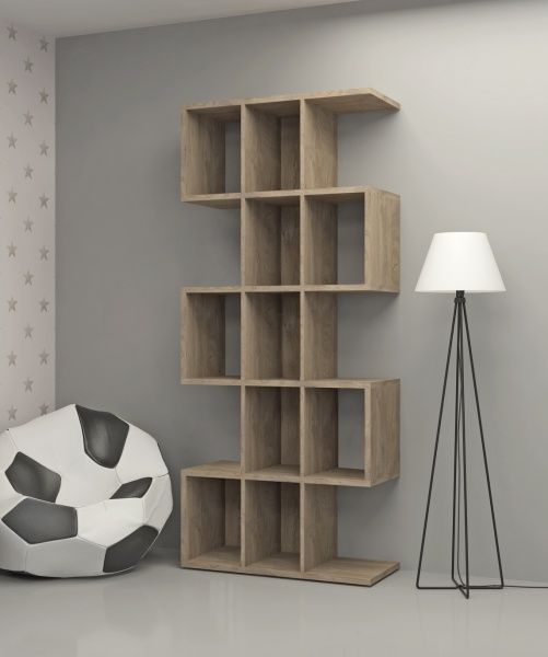 Стелаж Міто МІ 9 900х2105х400 білий/лате 