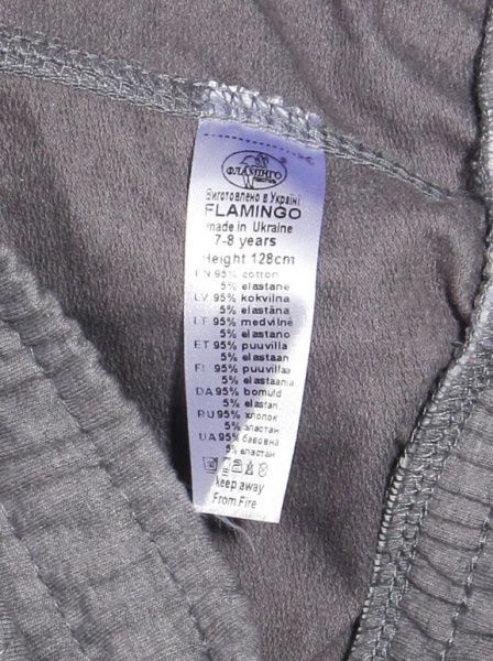 Шорты для мальчиков Фламинго р.122 серый 993-325 