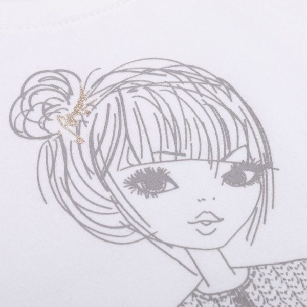 Блуза Фламинго белый 759-416 