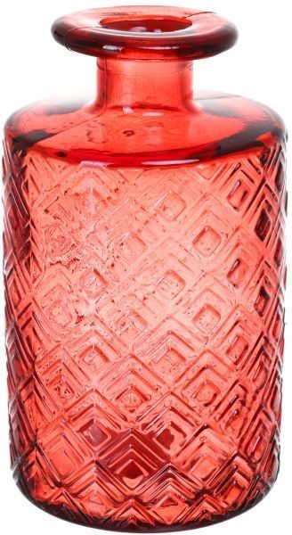 Ваза стеклянная коралловая NIHON 16 см San Miguel