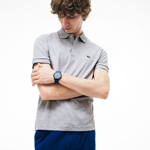Поло Lacoste Men s S/S polo DH2050CCA р.5 сірий