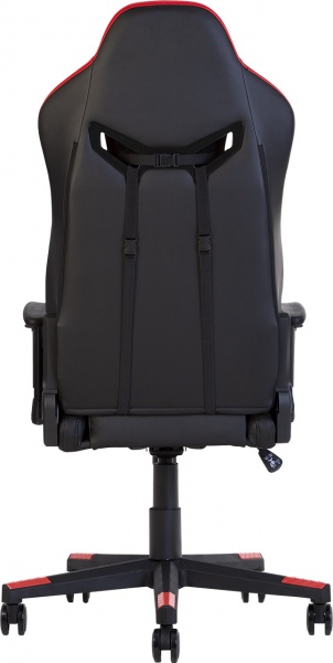 Крісло Nowy Styl HEXTER MX R1D TILT PL70 ECO/01 BLACK/RED FR чорний/червоний 