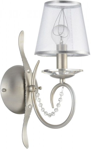 Бра Victoria Lighting 1x40 Вт E14 серебристый Alegria/AP1 
