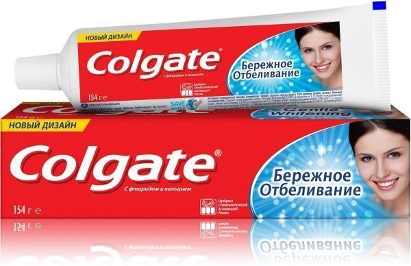 Зубная паста Colgate Бережное отбеливание 100 мл