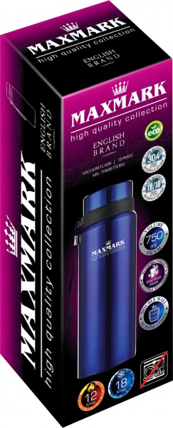 Термос 750 мл MK-TRM8750BU Maxmark