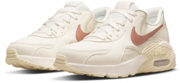 Кроссовки Nike WMNS AIR MAX EXCEE LEA DM0837-100 р.US 8 бежевый