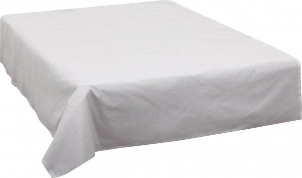 Простирадло Basic Весняне листя 1,5 160x220 см сірий La Nuit 