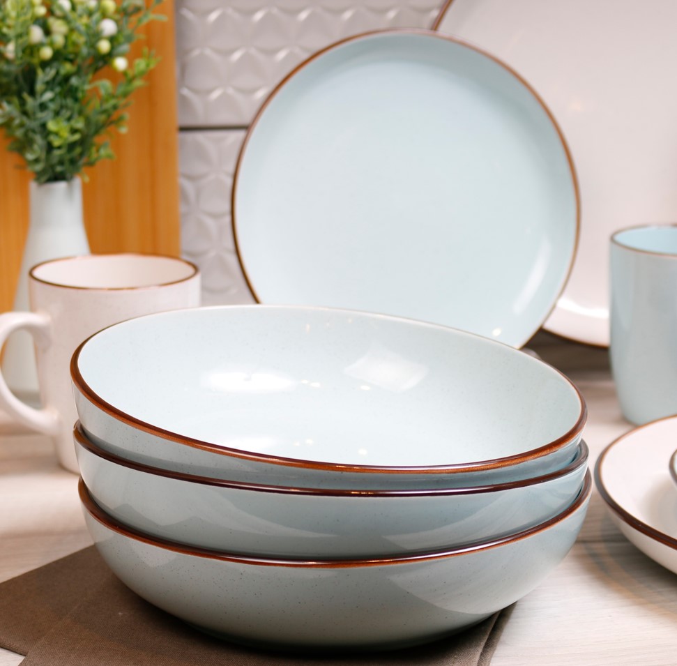 Тарілка супова Bella Vita Riviera White 21,5 см