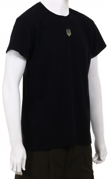 Футболка LOGOS з вишивкою Золотий Герб 04-09-00-0014 р.XL 601 Чорна