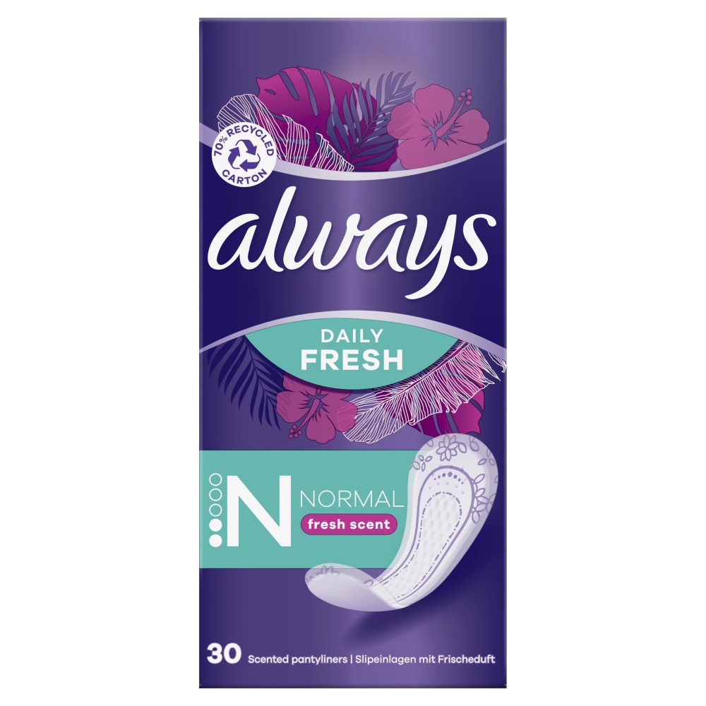 Прокладки ежедневные Always Daily Fresh Normal Свежий аромат 30 шт.