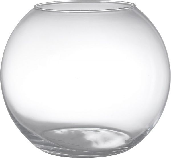 Ваза скляна прозора Акваріум 27х24 см Wrzesniak Glassworks