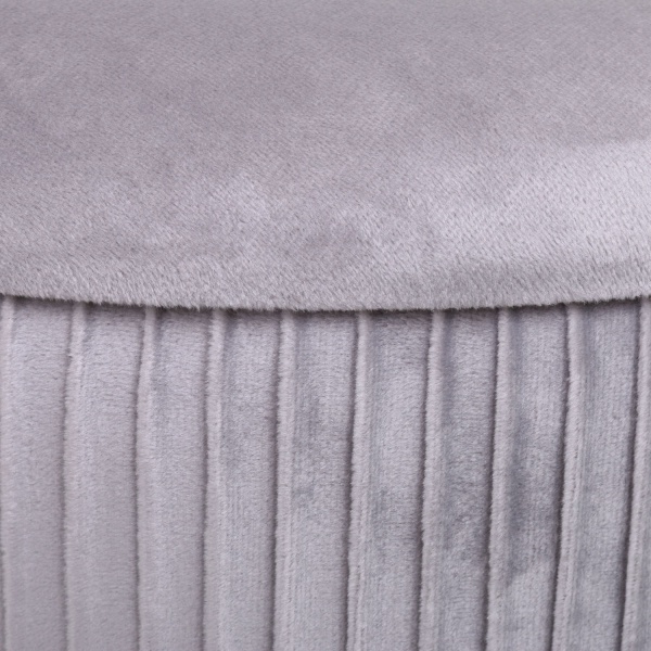 Сундук-пуф Montpellier 42х42х45 см серый 