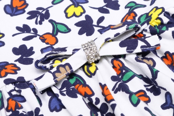 Платье Wanex 42124 р.122 белый с рисунком 