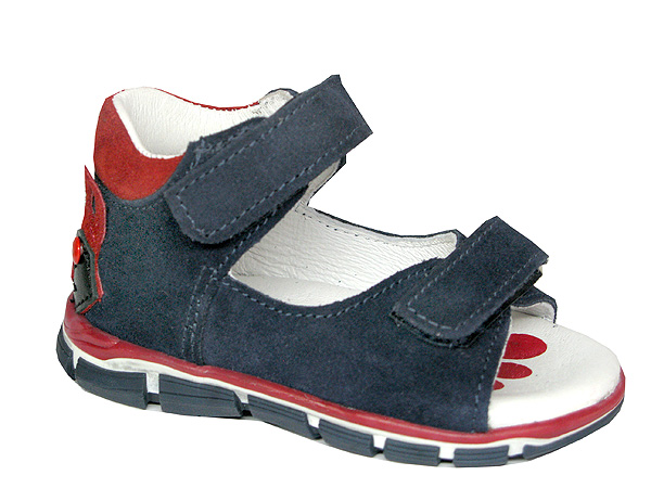 Босоножки для мальчиков RenBut кожаные на липучках р.25 темно-синий 11-1549^-0120-25 