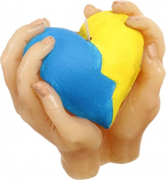 Свічка Pako-If серце в долонях 