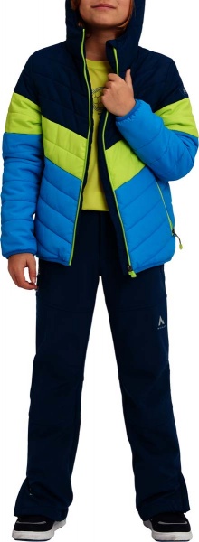 Куртка McKinley Ricos jrs 408114-913635 р.176 синьо-салатовий