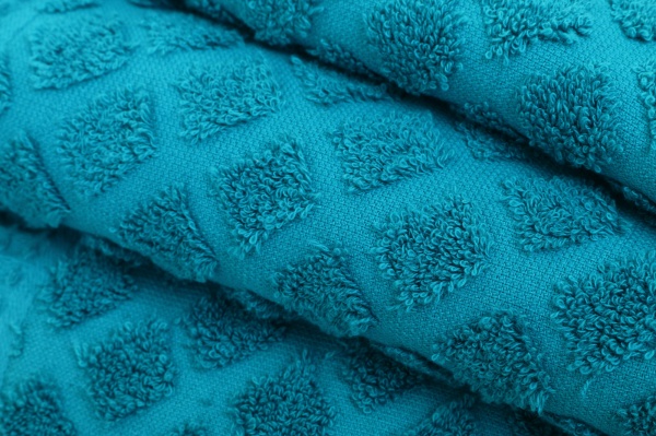 Рушник махровий Nora 50x90 см бірюзовий 