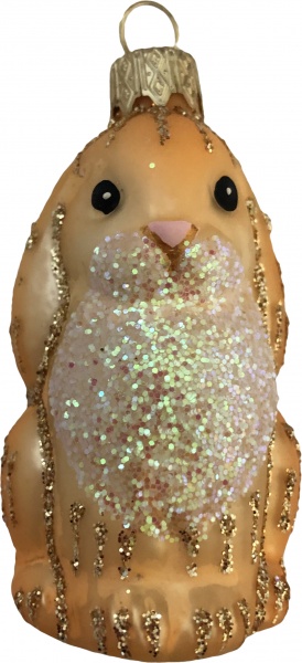 Елочная игрушка Юріта Кролик шампань 1190M 8 см 