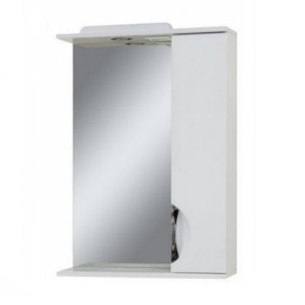 Зеркало со шкафчиком Сансервіс Laura 56 шкафчик справа 