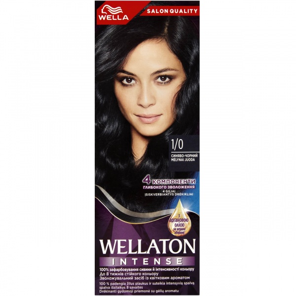 Краска для волос Wella 1/0 Сине-черный 110 мл