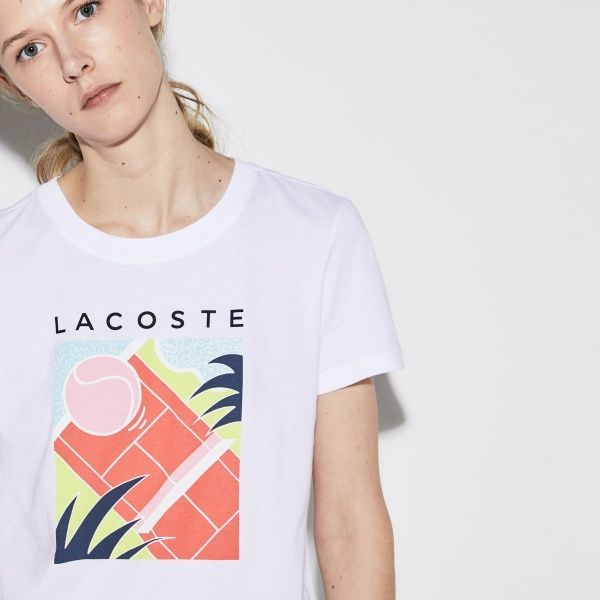 Футболка Lacoste TF3450932 34 белый
