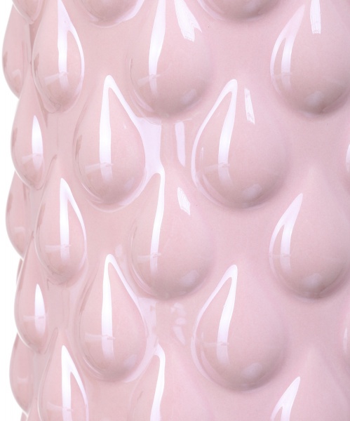 Ваза керамическая розовый Fest Drop 15,3x15,3x32,1 см