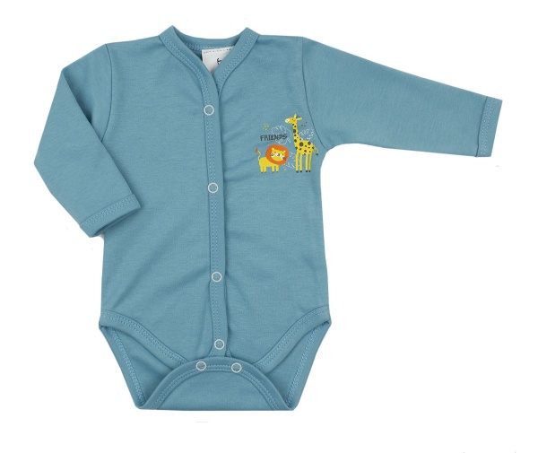 Боди для мальчика Bambinelli Зверушки р.62 бирюзовый 