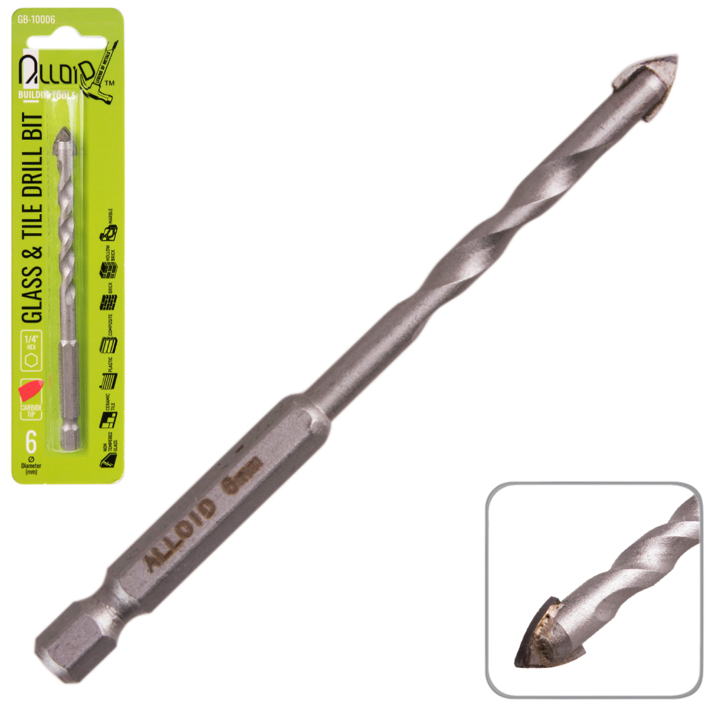 Свердло по плитці Alloid 10 мм 1 шт. 48901