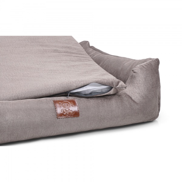 Лежак Pets Хепинес коричневый 60x90 см